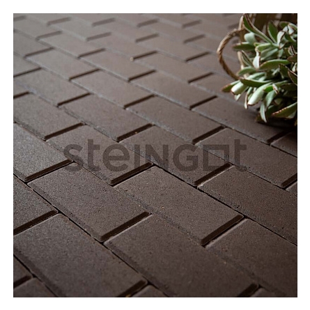 Тротуарная плитка Steingot Темно-коричневая (верхний прокрас)