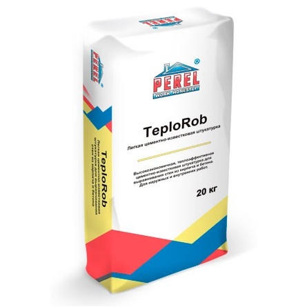 Перлитовая цементно-известковая штукатурка Perel TeploRob 0518