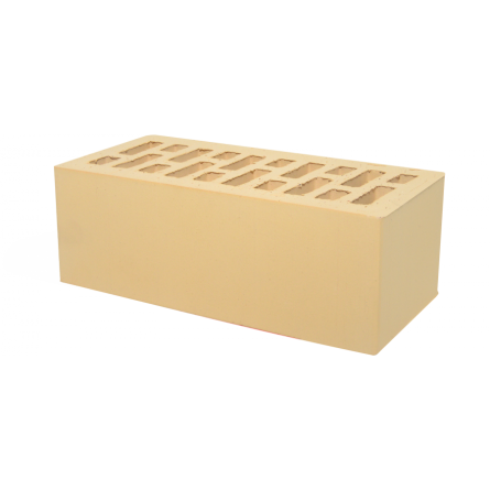 Кирпич лицевой Тербунский Гончар Золотистый гладкий утолщенный