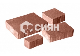 Тротуарная плитка «ГОРОД» Красная (П24-6)